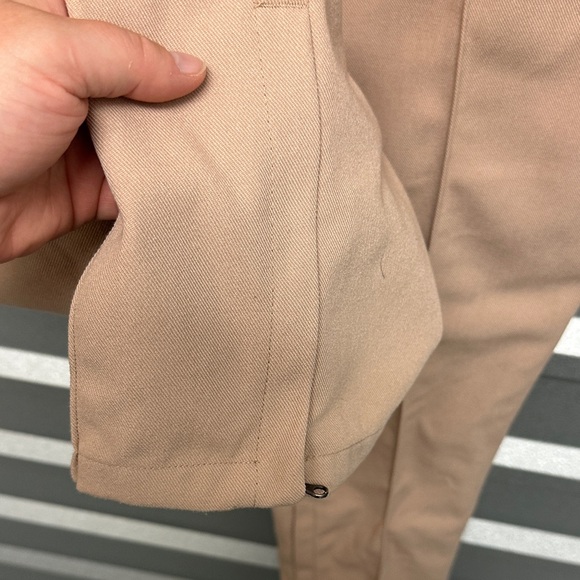 JORDAN MID RISE WOVEN WOMENS LIFESTYLE PANTS BEIGE Size Medium Street Trendy - Picture 4 of 11